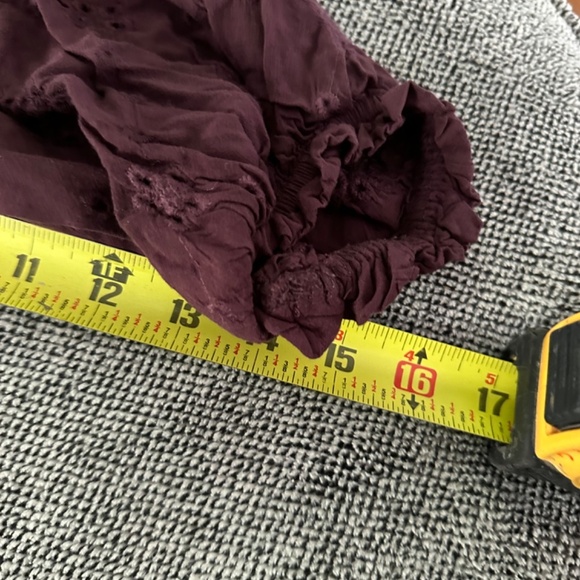 size 2 Torrid Women Plus Boho Mini Eyelet Challis Long Sleeve Shirt Dress - Picture 3 of 8